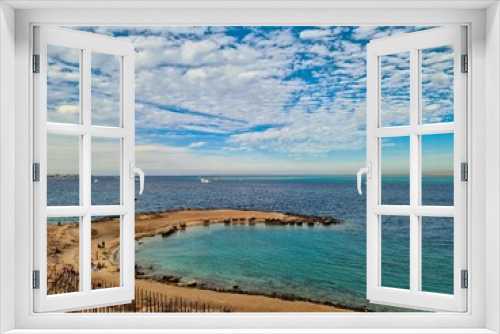 Fototapeta Naklejka Na Ścianę Okno 3D - small bay in egypt