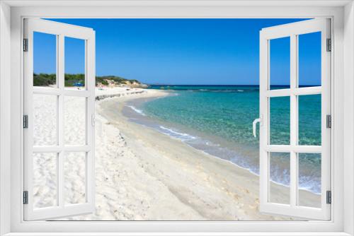 Fototapeta Naklejka Na Ścianę Okno 3D - Costa Rei beach, Costa Rei Madrigale bay, Costa Rei, Sardinia Italy