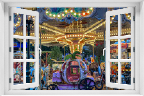 Fototapeta Naklejka Na Ścianę Okno 3D - carousel