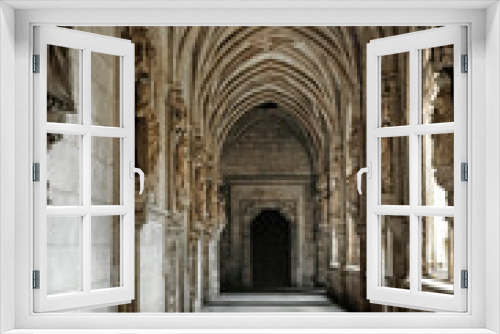 Fototapeta Naklejka Na Ścianę Okno 3D - Interiors church of San juan de los reyes Toledo Spain. Eighties.