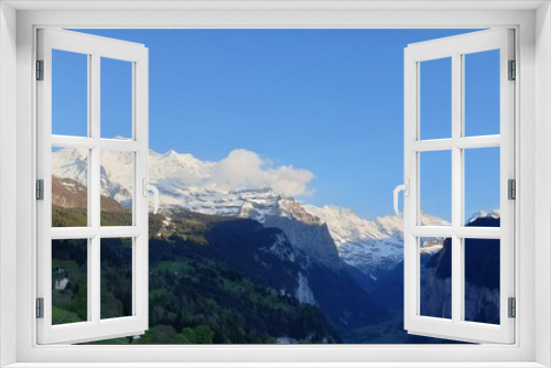 Fototapeta Naklejka Na Ścianę Okno 3D - swiss
