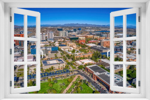 Fototapeta Naklejka Na Ścianę Okno 3D - Aerial View of a large Public University in the Phoenix Suburb of Tempe, Arizona