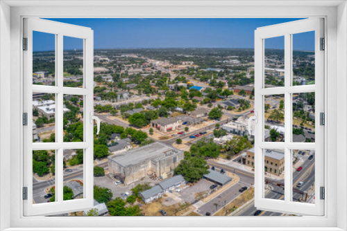 Fototapeta Naklejka Na Ścianę Okno 3D - Aerial View of the Austin Suburb of Round Rock, Texas