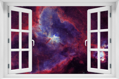 Fototapeta Naklejka Na Ścianę Okno 3D - IC1805 Heart Nebula