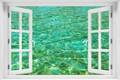 Fototapeta Naklejka Na Ścianę Okno 3D - Sea water background
