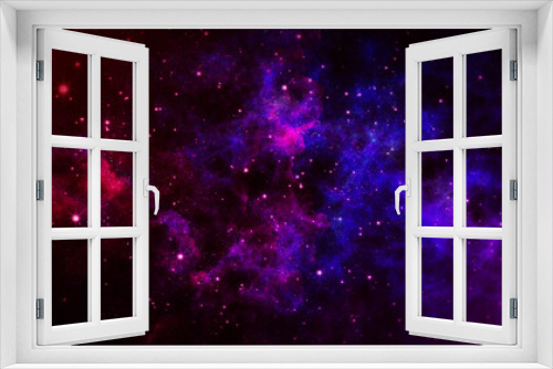 Fototapeta Naklejka Na Ścianę Okno 3D - Galaxy space nebula background