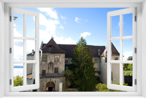 Fototapeta Naklejka Na Ścianę Okno 3D - Altes Schloss - Meersburg - Bodensee