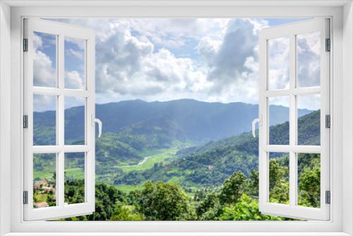 Fototapeta Naklejka Na Ścianę Okno 3D - Mountains of Pokhara