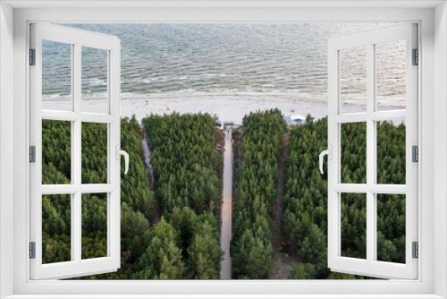Fototapeta Naklejka Na Ścianę Okno 3D - Biało Brzegi, Morze Bałtyckie, Lato