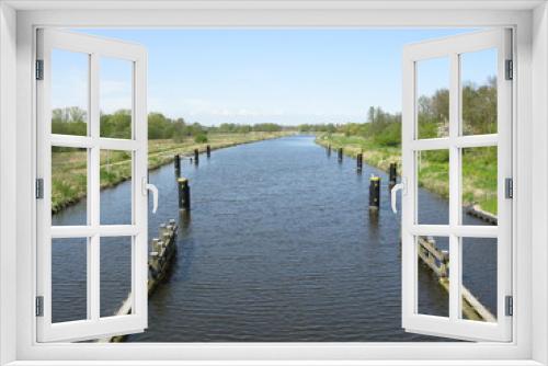 Fototapeta Naklejka Na Ścianę Okno 3D - Elbe-Lübeck-Kanal bei Panten