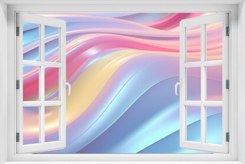 Colorful pastel futuristic funky fantasy abstract holographic background