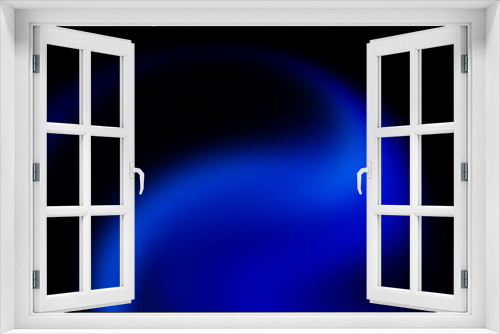 Fototapeta Naklejka Na Ścianę Okno 3D - Dark blue gradient abstract blur background
