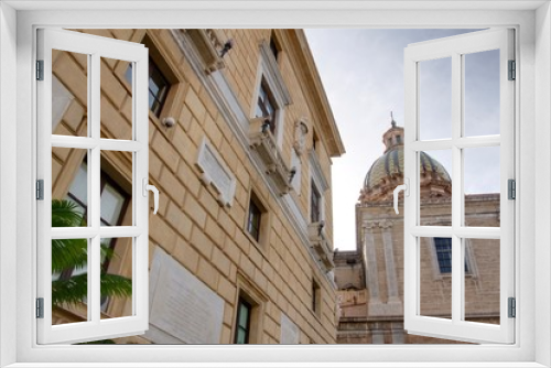 Fototapeta Naklejka Na Ścianę Okno 3D - façade de palerme