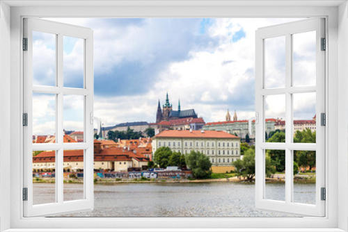 Fototapeta Naklejka Na Ścianę Okno 3D - Cityscape of Prague.