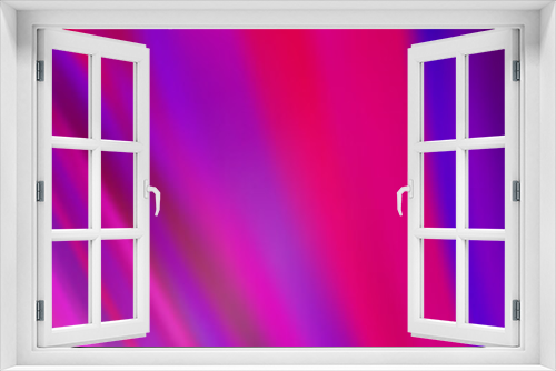 Fototapeta Naklejka Na Ścianę Okno 3D - Light Purple vector template with bent ribbons.