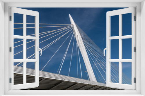 Fototapeta Naklejka Na Ścianę Okno 3D - Cable stayed bridge