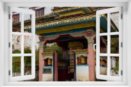 Fototapeta Naklejka Na Ścianę Okno 3D - Tawang,arunachal pradesh, India 4 May 2022 incredibly beautiful monastery of tawang,the second largest monastery of Asia situated in arunachal pradesh, India.