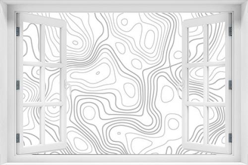 Topographic map background geographic line map with elevation assignments. Modern design with White background with topographic wavy pattern design.paper texture Imitation of a geographical map shades