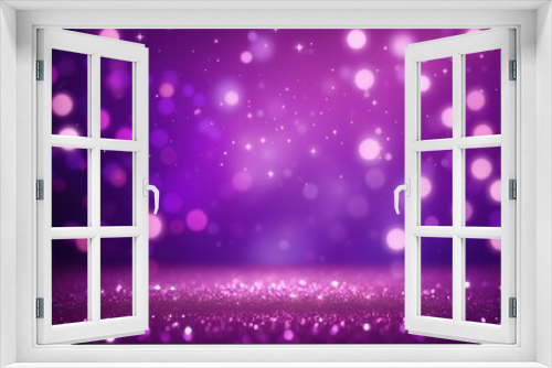 Purple light and glitter background