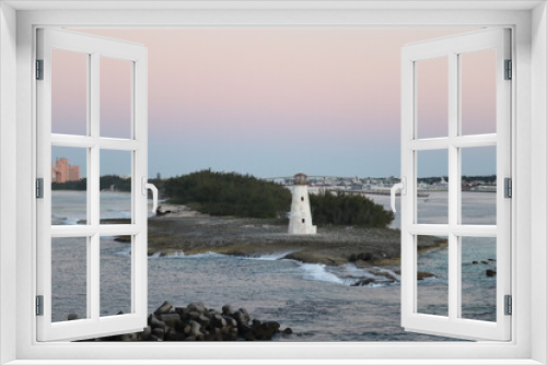 Fototapeta Naklejka Na Ścianę Okno 3D - Nassau Harbour Lighthouse