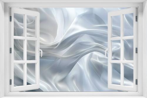 white flat abstract background | white silver white light, in the style of flowing fabrics