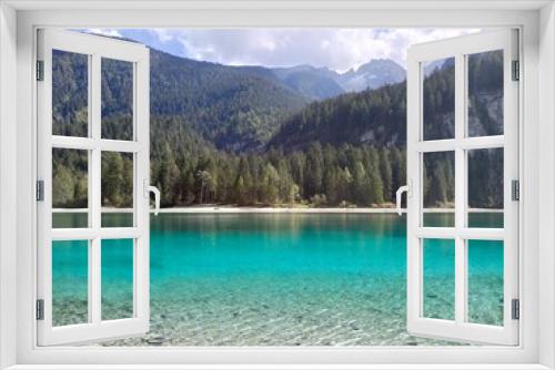 Fototapeta Naklejka Na Ścianę Okno 3D - Tovel lake