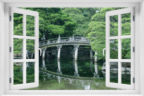 Fototapeta Naklejka Na Ścianę Okno 3D - stone bridge in Japan