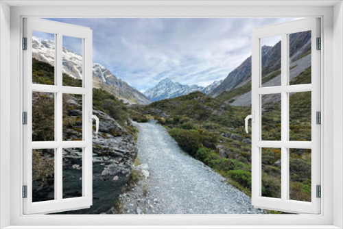 Fototapeta Naklejka Na Ścianę Okno 3D - Mt Cook, Mt Cook National Park, New Zealand