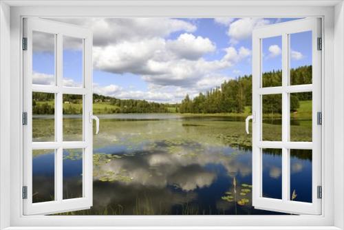 Fototapeta Naklejka Na Ścianę Okno 3D - Swedish Lake