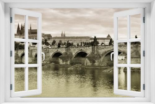 Fototapeta Naklejka Na Ścianę Okno 3D - Charles Bridge in Prague, Czech Republic