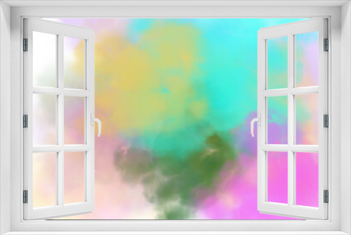 Fototapeta Naklejka Na Ścianę Okno 3D - abstract colorful design on transparent background 