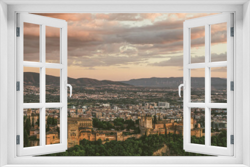 Fototapeta Naklejka Na Ścianę Okno 3D - Majestic Alhambra: Icon of Moorish Splendor