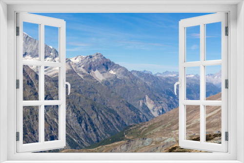 Majestic beautiful mountains view on Swiss Alps, beauty of fresh green nature, Switzerland