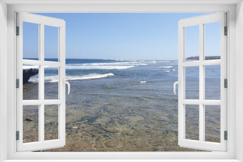 Fototapeta Naklejka Na Ścianę Okno 3D - Beautiful tropical views ocean skies vacation