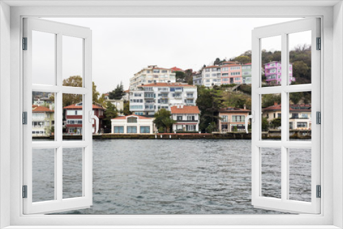 Fototapeta Naklejka Na Ścianę Okno 3D - Bosphorus houses buildings
