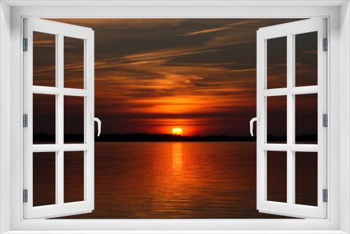 Fototapeta Naklejka Na Ścianę Okno 3D - Sunset