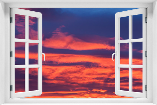 Fototapeta Naklejka Na Ścianę Okno 3D - Sonnenuntergang Mystisch - Texur - Hintergrund