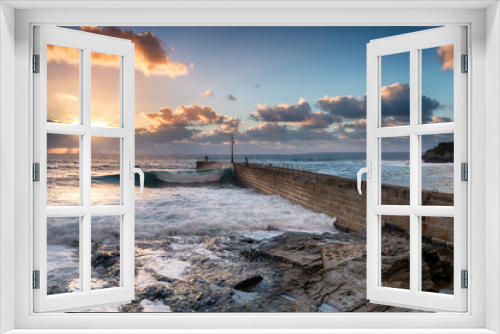 Fototapeta Naklejka Na Ścianę Okno 3D - Porthleven in Cornwall