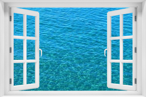 Fototapeta Naklejka Na Ścianę Okno 3D - blue water surface