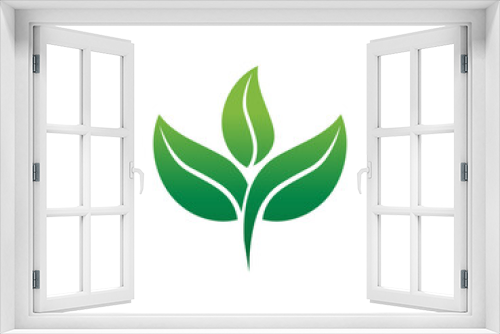 Fototapeta Naklejka Na Ścianę Okno 3D - Leaf logo gradient colorful design. leaf logo vector