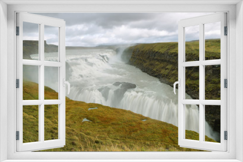 Fototapeta Naklejka Na Ścianę Okno 3D - Gullfoss Waterfall