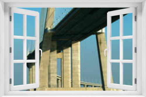 Fototapeta Naklejka Na Ścianę Okno 3D - bridge on the river