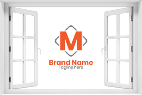 M logo,  Letter M Logo Letter monogram and modern logotype creative look vector. 