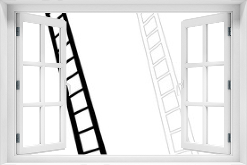 Fototapeta Naklejka Na Ścianę Okno 3D - ladder