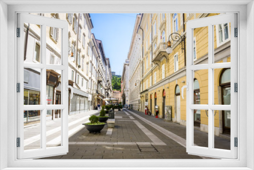 Fototapeta Naklejka Na Ścianę Okno 3D - Beautiful architecture, and buildings of Trieste, Italy
