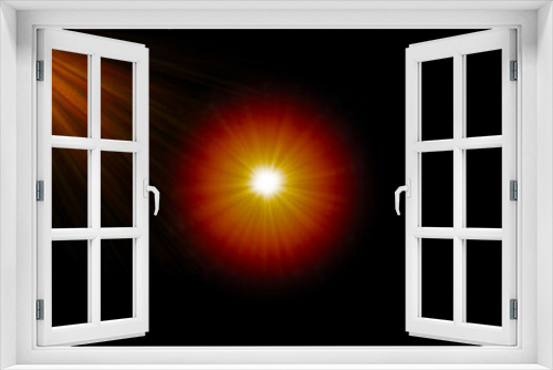 Fototapeta Naklejka Na Ścianę Okno 3D - 3d sunlight and rays on Minimal Modern background design