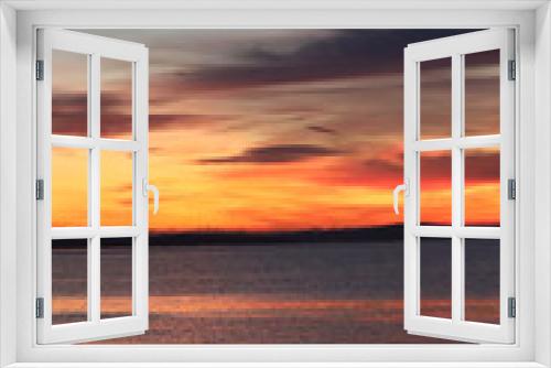 Fototapeta Naklejka Na Ścianę Okno 3D - Sunset 