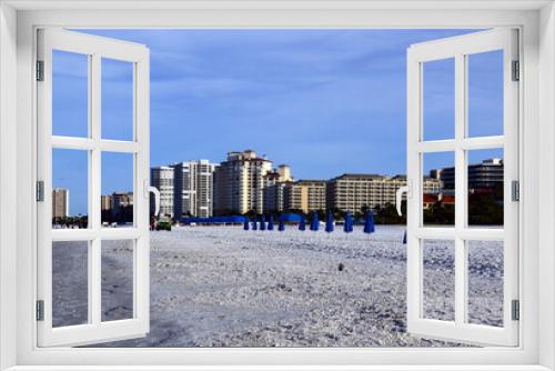 Fototapeta Naklejka Na Ścianę Okno 3D - Panorama Beach at the Pacific on Marco Island, Florida