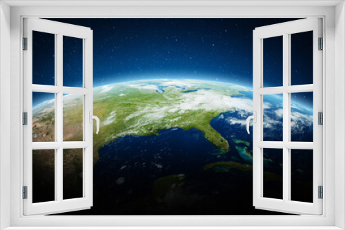 Fototapeta Naklejka Na Ścianę Okno 3D - USA - planet Earth