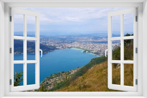 Fototapeta Naklejka Na Ścianę Okno 3D - Lac d'Annecy, Haute-Savoie